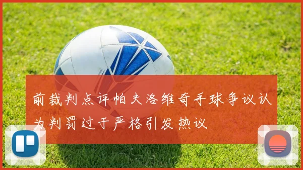 前裁判点评帕夫洛维奇手球争议认为判罚过于严格引发热议